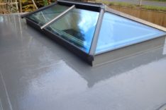 Picture of recent fibreglass roof